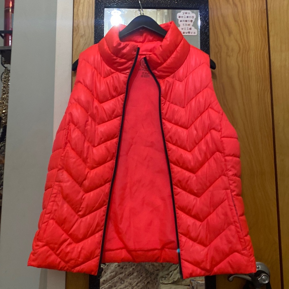 Women’s Size XL - Authentic American Heritage Puff Vest - Coral Pink